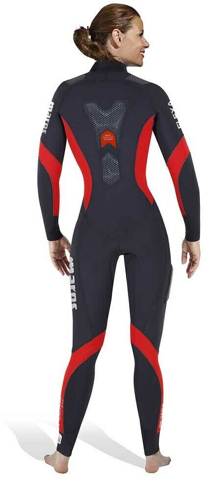 Mares Flexa5.4.3 She Dives black/red Ropa de buceo